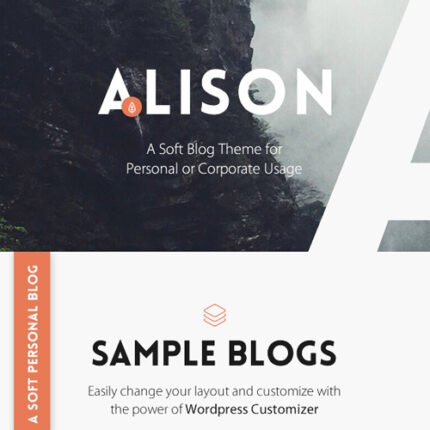 Anne Alison - Soft Personal Blog Theme - Download $4.49
