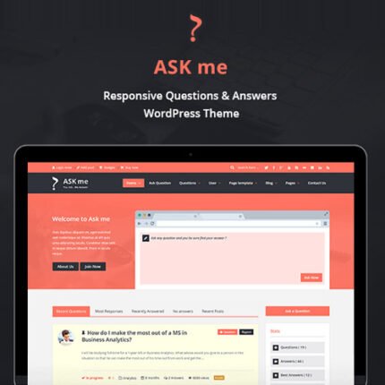 Ask Me - Responsive Questions & Answers WordPress - Download $4.49